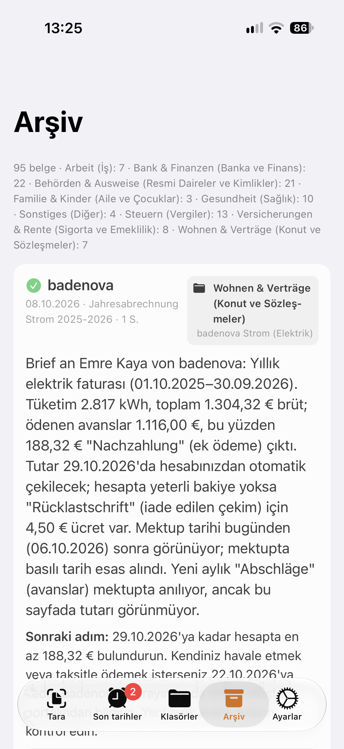 Zusammenfassung auf Arabisch